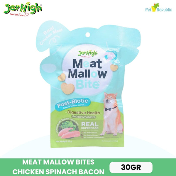 JERHIGH Snack Anjing Meat Mallow Chicken Spinach 30g Dog Snack Jerhigh 