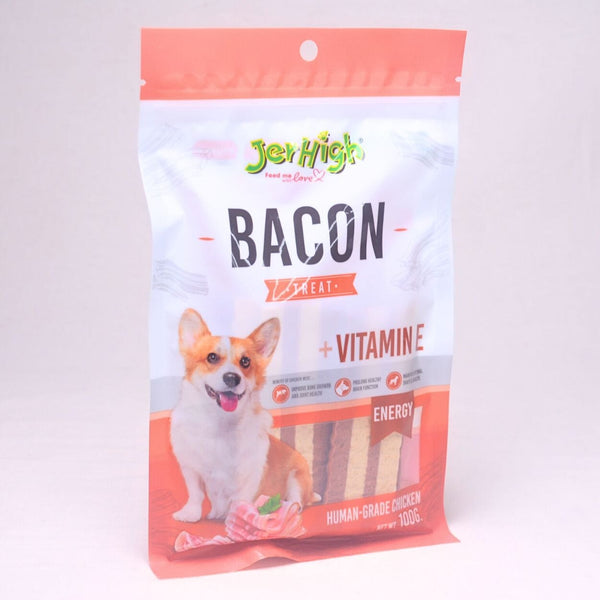 JERHIGH Snack Anjing Treat Bacon 100g Dog Snack Jerhigh 