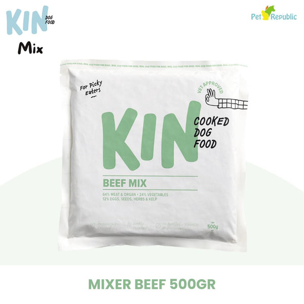 KINDOGFOOD Makanan Anjing MIXER Beef 500GR no type Tidak ada merek 