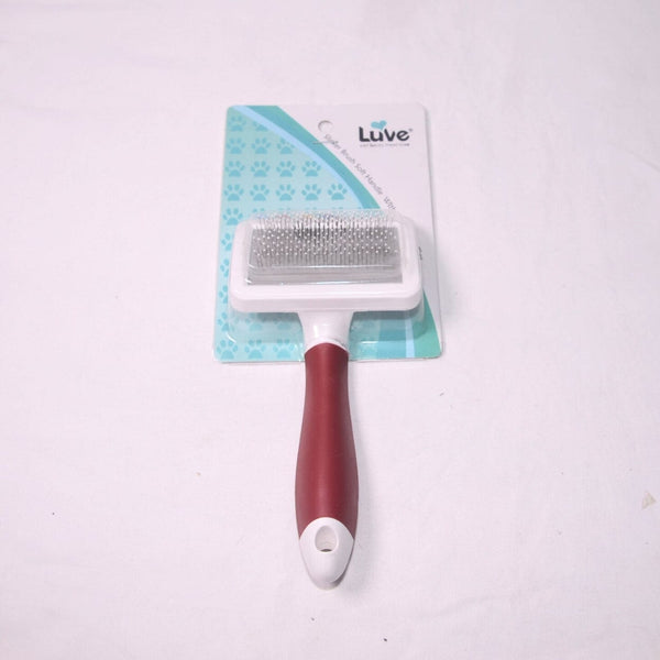 LUVE LV505 Slicker Brush With Coated Pin Tip Small Grooming Tools Luve 