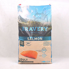 Makanan Anjing BRAVERY Medium Dog SALMON 12kg Dog Dry Food Bravery 