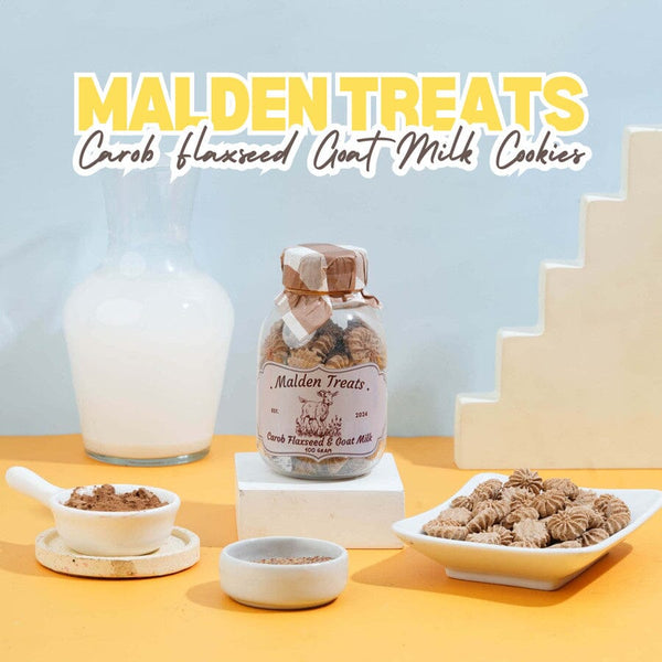 MALDENTREATS Snack Anjing Carrot Flaxseed Goat Milk Cookies no type Maldentreats 