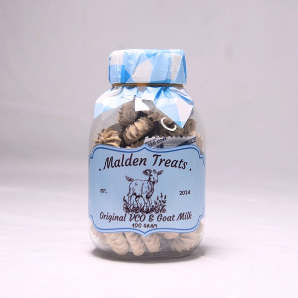 MALDENTREATS Snack Anjing Original VCO Goat Milk Cookies no type Maldentreats 