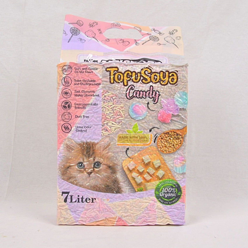 MARKOTOPS Pasir Kucing Tofu Soya Cat Litter CANDY 7L Cat Sanitation Markotops 