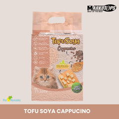 MARKOTOPS Pasir Kucing TOFU Soya Cat Litter Cappucino 7L Cat Sanitation Markotops 