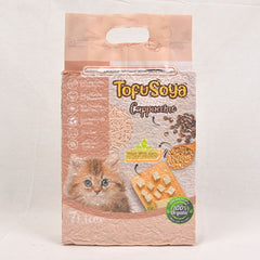 MARKOTOPS Pasir Kucing TOFU Soya Cat Litter Cappucino 7L Cat Sanitation Markotops 