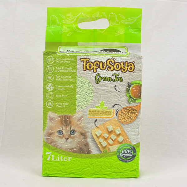 MARKOTOPS Pasir Kucing Tofu Soya Cat Litter GREENTEA 7L Cat Sanitation Markotops 