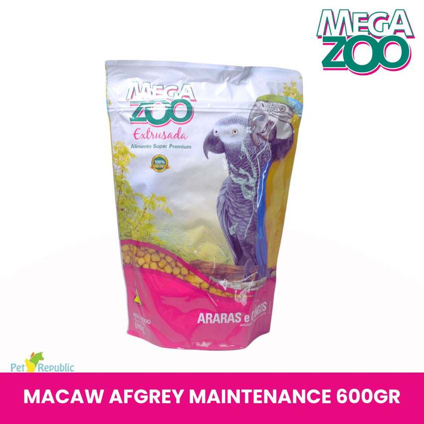 MEGAZOO Makanan Burung Macaws African Grey Food Maintenance 600g Bird Food Megazoo 