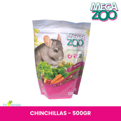 MEGAZOO Makanan Chinchila Food 500g Small Animal Food Megazoo 