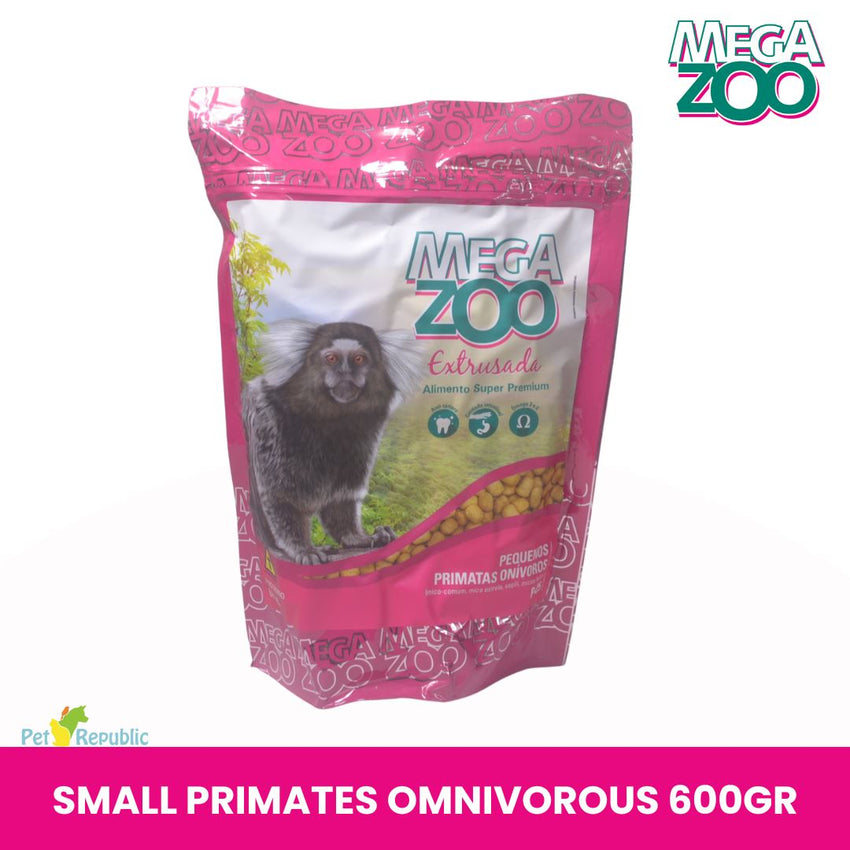 MEGAZOO Makanan Small Primatas Omnivorous 600g Small Animal Food Megazoo 