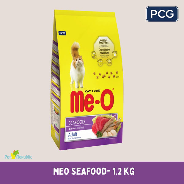 MEO Makanan Kucing Dry Cat Food Seafood 1.2kg Cat Dry Food Tidak ada merek 