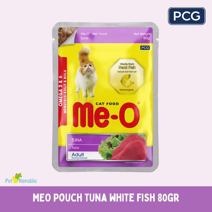 MEO Makanan Kucing Pouch Tuna in Jelly 80gr Cat Food Wet PCG 