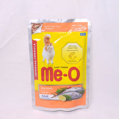 MEO Pouch Makanan Kucing Mackerel in Jelly 80gr Cat Food Wet pcg 