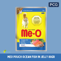 MEO Pouch Makanan Kucing Ocean Fish 80gr Cat Food Wet PCG 