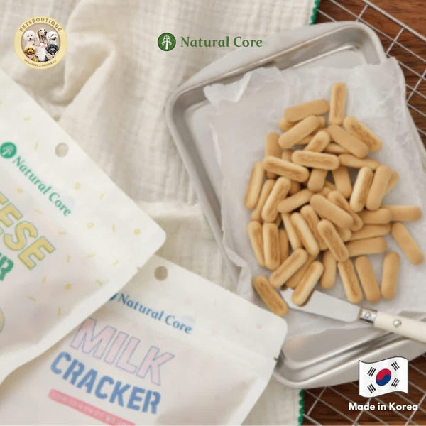 NATURALCORE Snack Anjing Cheese Cracker 50gr Dog Snack Natural Core 