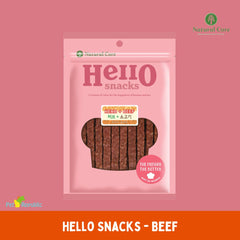 NATURALCORE Snack Anjing Hello Snacks Herbs Beef 100gr Dog Snack Natural Core 