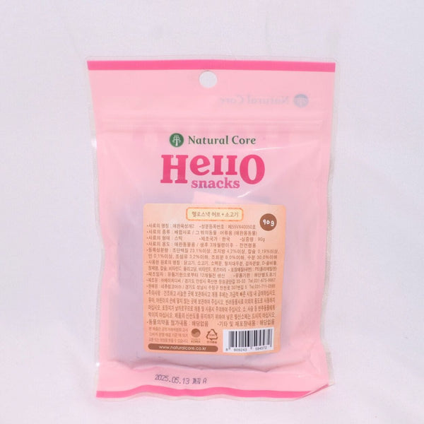 NATURALCORE Snack Anjing Hello Snacks Herbs Beef 100gr Dog Snack Natural Core 