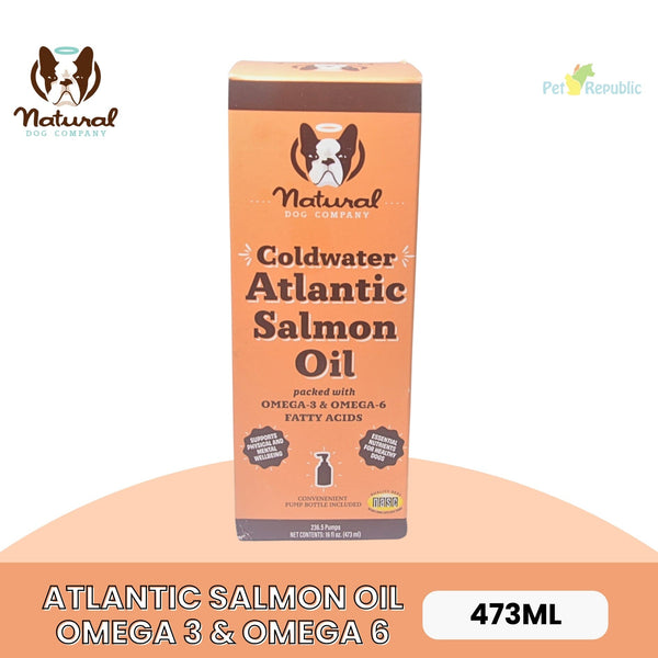 NDC Vitamin Anjing Coldwater Atlantic Salmon Oil 473ml no type Tidak ada merek 