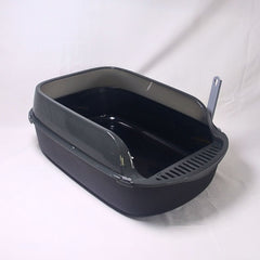 NOONA CTX3L Cat Toilet With Scoop Large 49x34x19cm Cat Sanitation Noona Black 