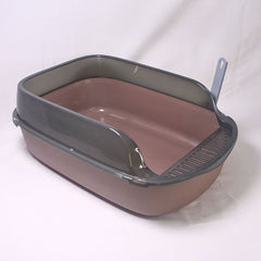 NOONA CTX3L Cat Toilet With Scoop Large 49x34x19cm Cat Sanitation Noona Brown 