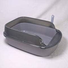 NOONA CTX3L Cat Toilet With Scoop Large 49x34x19cm Cat Sanitation Noona Grey 