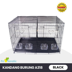 OCTAGON A318 Bird Cage Sekat 60 x 41 x H 41 cm Cage Octagon Black 