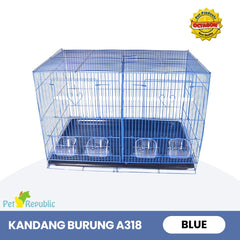 OCTAGON A318 Bird Cage Sekat 60 x 41 x H 41 cm Cage Octagon Blue 