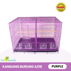 OCTAGON A318 Bird Cage Sekat 60 x 41 x H 41 cm Cage Octagon Purple 