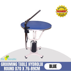 OCTAGON Meja Grooming Table Hydrolix Bulat D70 x 76-89cm Grooming Tools OCTAGON 