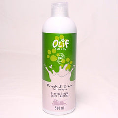 OLIF Shampoo Kucing Cat Shampoo Fresh And Clean 500ml Pet Shampoo & Conditioner Olif 