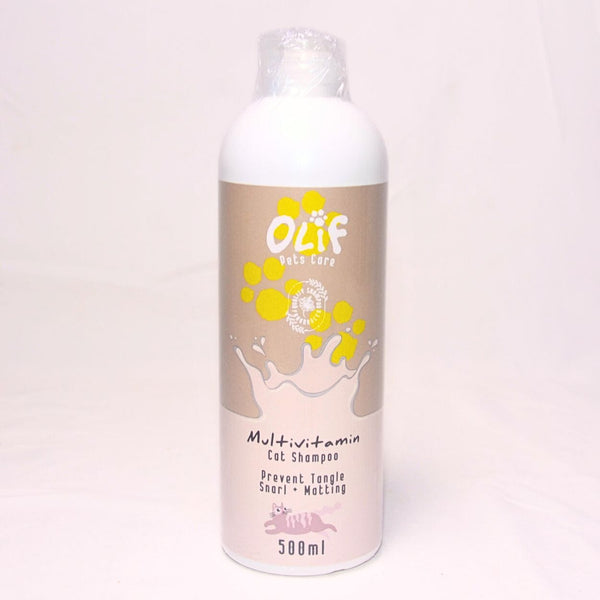 OLIF Shampoo Kucing Cat Shampoo Multivitamin 500ml Pet Shampoo & Conditioner Olif 