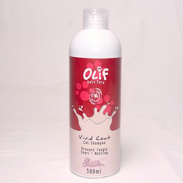 OLIF Shampoo Kucing Cat Shampoo Vivid Coat 500ml Pet Shampoo & Conditioner Olif 