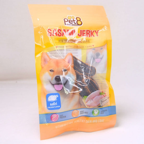 PET8 Snack Anjing Dog Snack Sushi Fish Strap Inner Chicken Chicken 45g no type pet8 