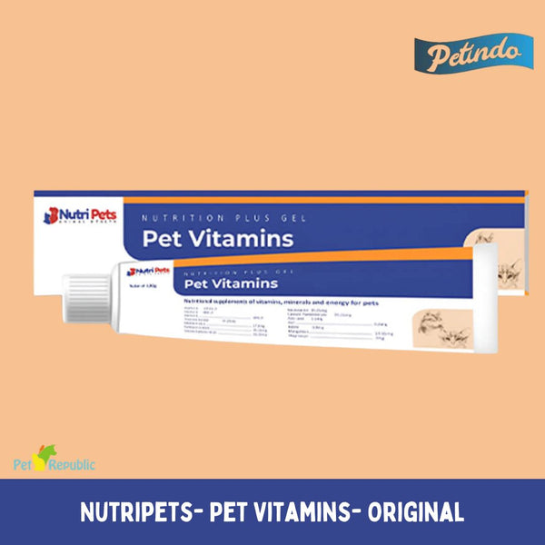 PETINDO Vitamin Anjing Kucing Nutripets Pet Vitamin Orginal Pet Vitamin and Supplement Petindo 