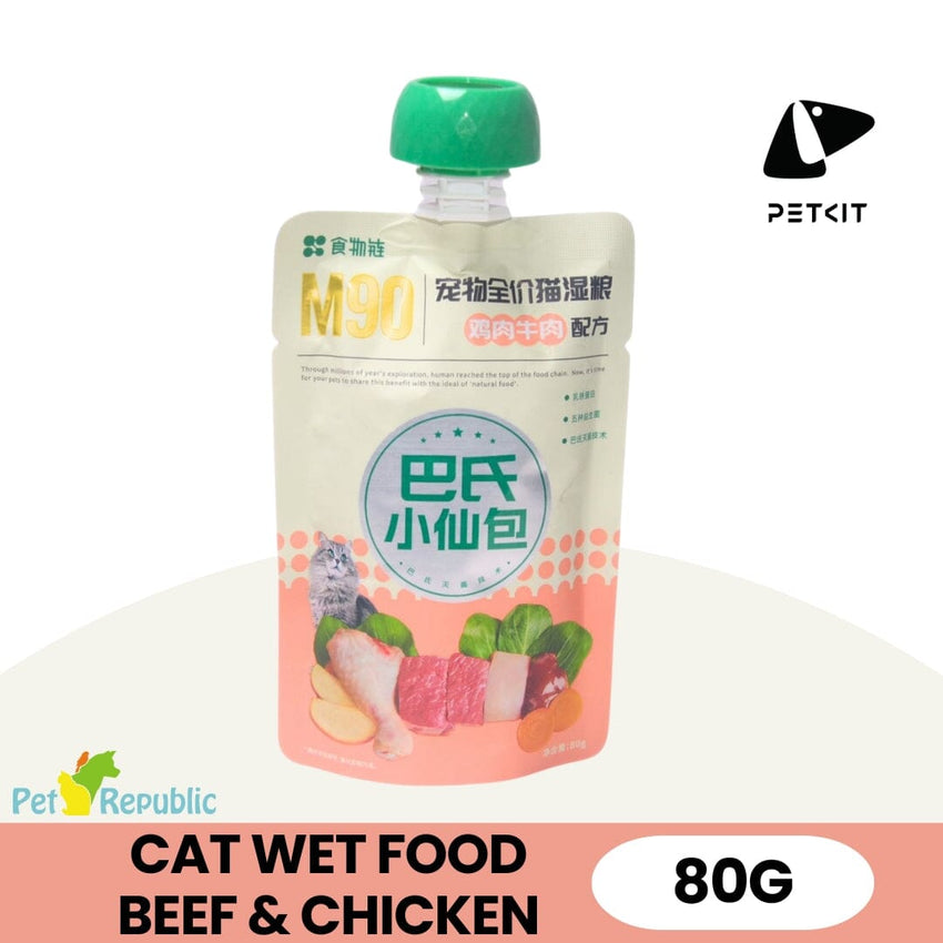 PETKIT Cat Wet Food M90 RAW Beef and Chicken 80g Cat Food Wet PETKIT 