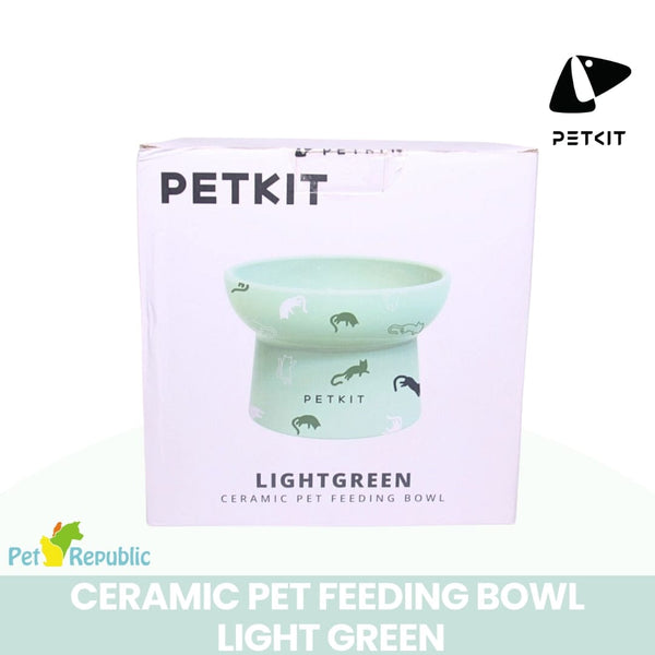 PETKIT Ceramic Bowl Dog Cat Light Green Pet Bowl PETKIT 