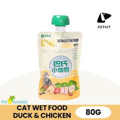 PETKIT Makanan Kucing Cat Wet Food M90 RAW Duck and Chicken 80g Cat Food Wet PETKIT 