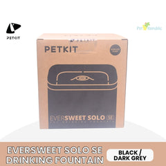 PETKIT Tempat Minum Hewan Solo SE Smart Drinking Fountain Black Pet Drinking PETKIT 