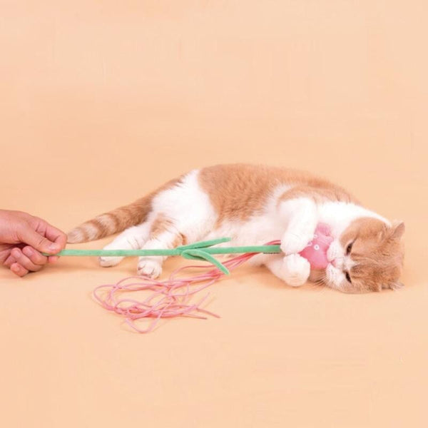 PURLAB Mainan Kucing Cat Toy Teaser Flower Fafa Tulip no type Tidak ada merek 