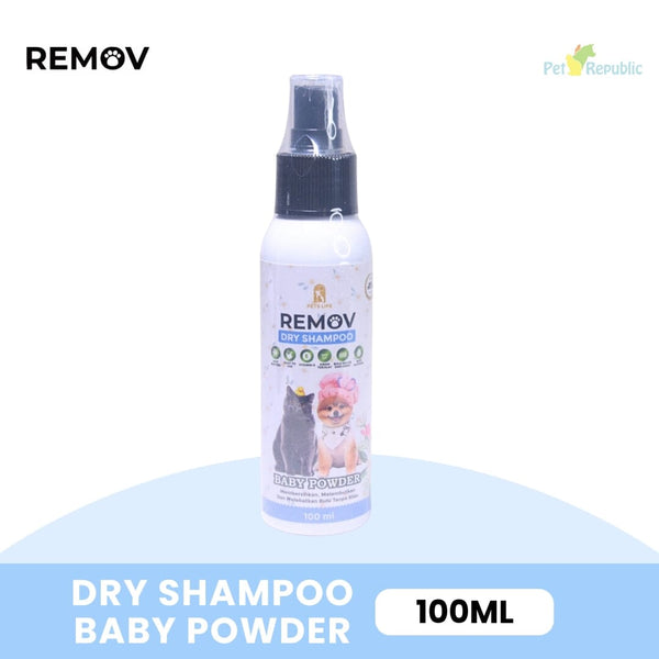 REMOV Dry Shampoo Baby Powder 100ml no type Tidak ada merek 