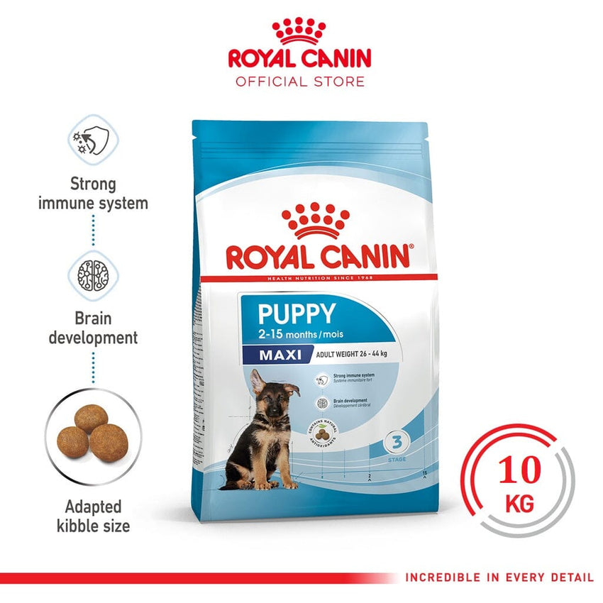 ROYALCANIN Dog Food Maxi Puppy 10kg Dog Food Royal Canin 