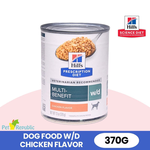 SCIENCEDIET W/D Dog Canned Food Multi Benefit Chicken 370g Dog Food Wet Science Diet 