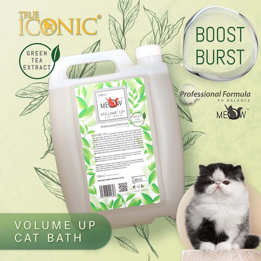 TRUEICONIC Shampo Kucing MEOW Volume Up Cat 4,5L no type True Iconic 