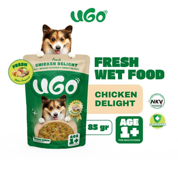 UGO Dog Wet Food Chicken Delight 85g Dog Food Wet UGO 