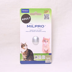 VIRBAC Milpro For Adult Cat 2kg Up 1pcs Pet Medicated Care Virbac 