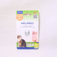 VIRBAC Milpro For Small Cat Or Kitten 0,5 - 2kg Pet Medicated Care Virbac 