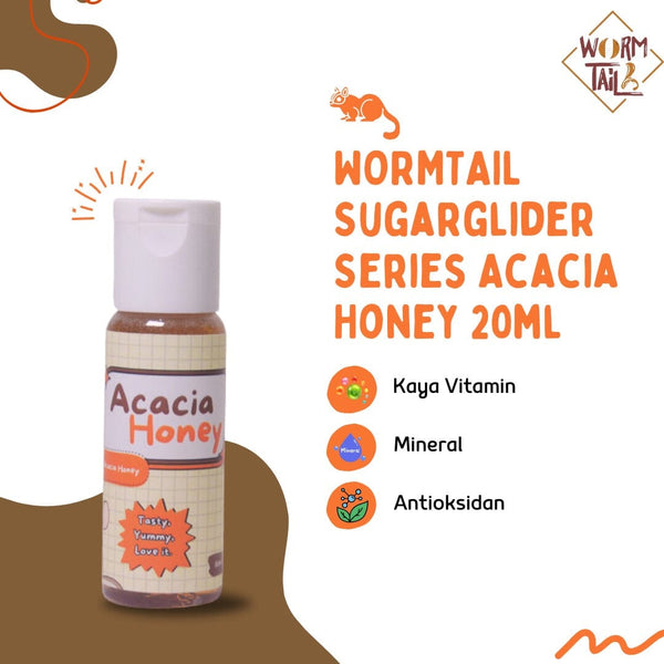 WORMTAIL Sugarglider Series Acacia Honey 20ml Small Animal Health And Nutrition Wormtail 