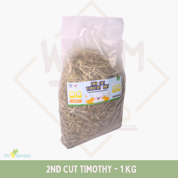 WORMTAIL Rumput Kering Premium 2nd Cut Timothy Hay 1kg