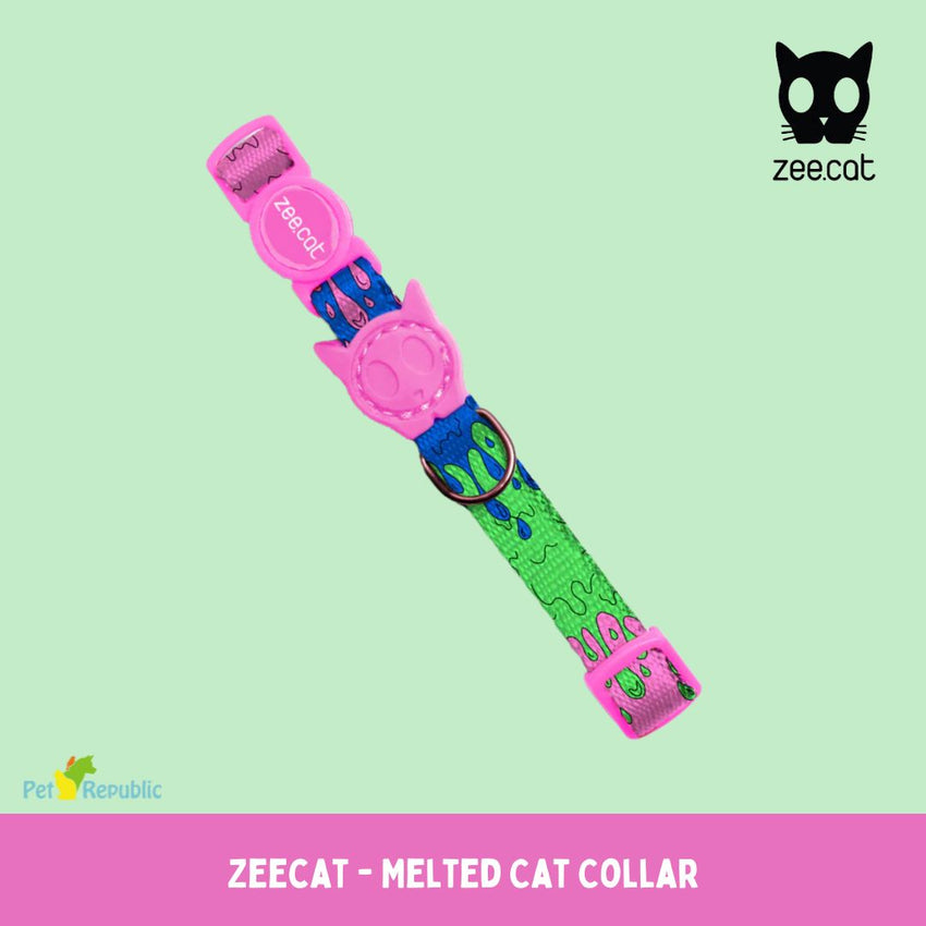 ZEECAT Kalung Kucing Melted Cat Collar Pet Collar and Leash Tidak ada merek 