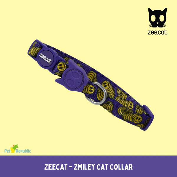 ZEECAT Kalung Kucing Zmiley Cat Collar Pet Collar and Leash Zee Cat 